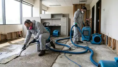 Commercial water damage restoration in Meridian, ID with rapid drying and cleanup equipment